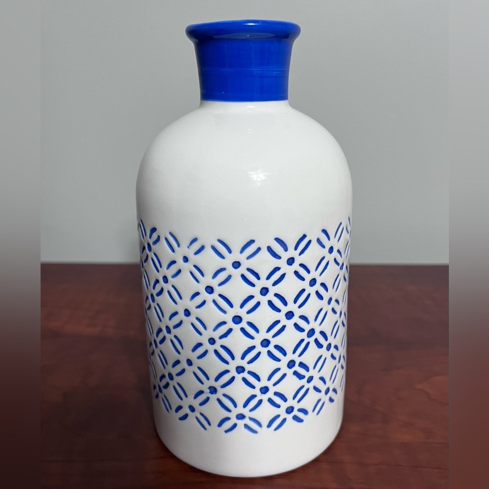 Blue and White Ceramic Vase